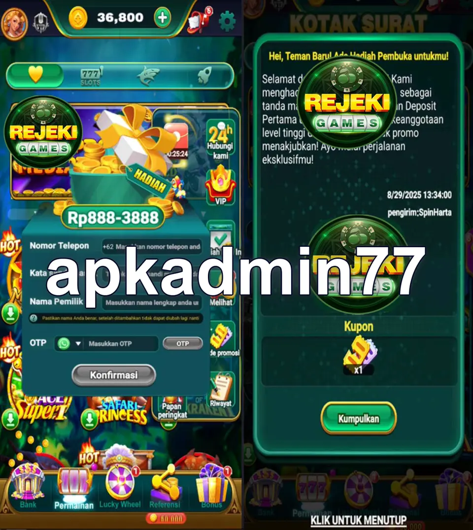 apkadmin77 Tangkapan Layar Resmi APK